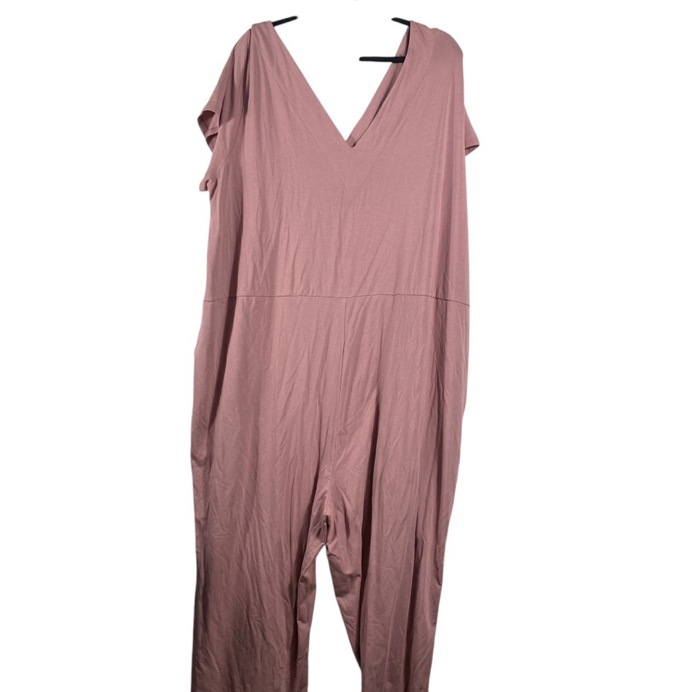 Universal Standard Short sleeve Jumpsuit with pockets V-Neck Us Sz L=Sz 22/25